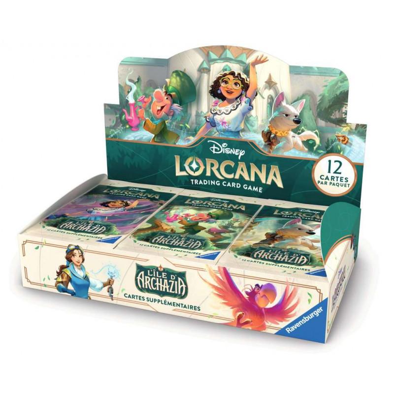 Disney Lorcana Chapitre 7 - Boîte de 24 Boosters - L’île d’Archazia FR