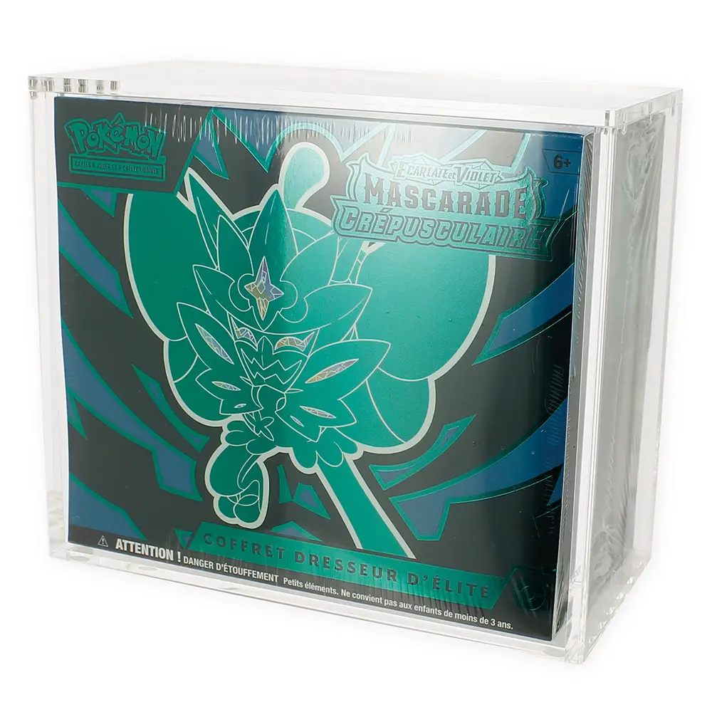 PROTECTION ACRYLIC CASE POUR ETB POKEMON (MAGNÉTIQUE)