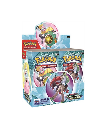 PRECO Display 36 boosters Aventures Ensemble EV09 FR +Protection souple display