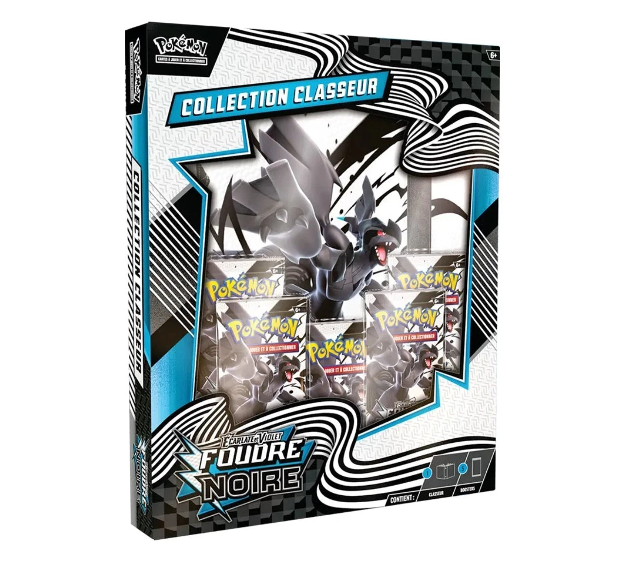 PRECO Pack anti bot coffret binder 10.5 foudre noir + 2 mini tin 10.5 + 1 carte gradée 9.5 japonaise