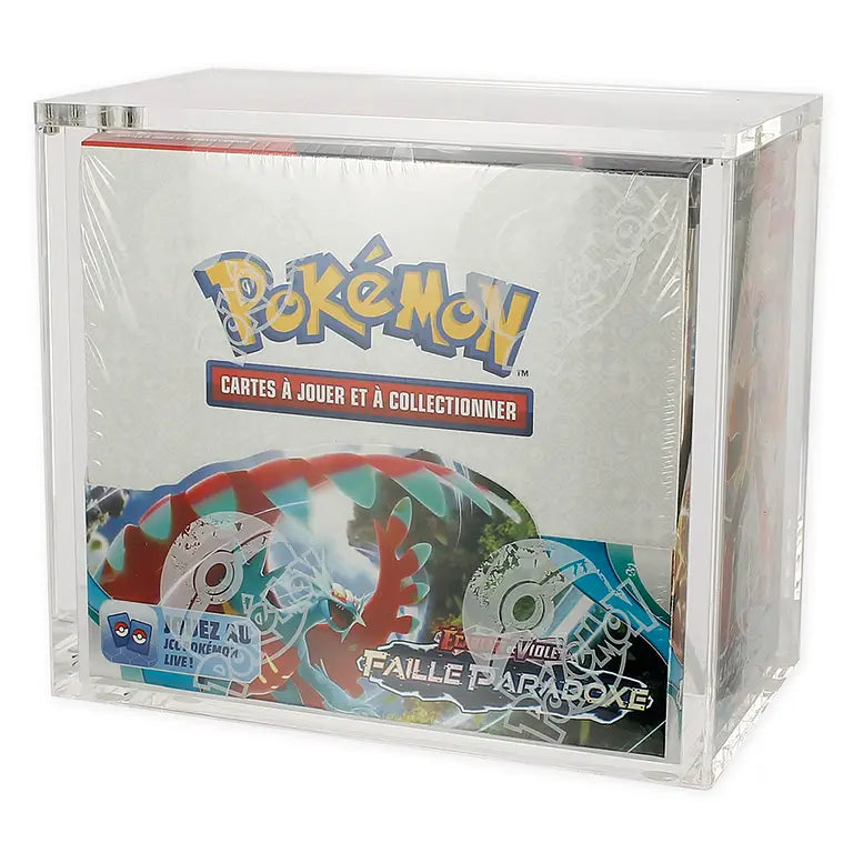 Protection acrylique pour display Pokémon Boite de 36 booster Français magnétique