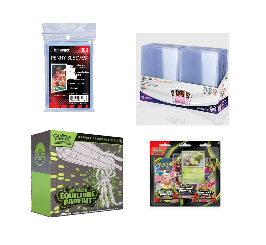 PRECO Bundle 1 ETB Coffret dresseur d'alite équilibre parfait + 1 tripack équilibre parfait ME3 FR