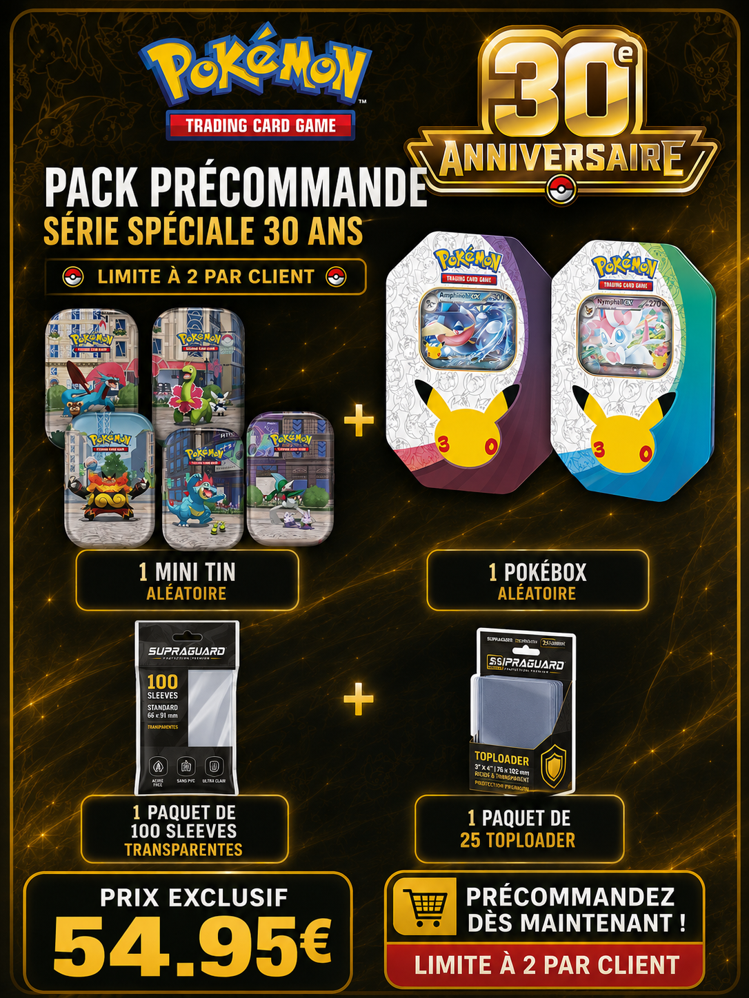 PRECO Pack Pokébox 30 ans en français