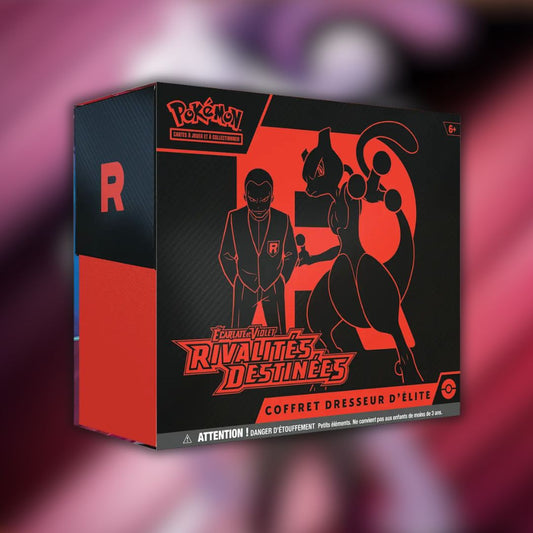 PACK ANTI SCALP Coffret ETB Rivalités Déstinées FR EV10  + 1 deck de combat ex  1 PAR PERSONNE