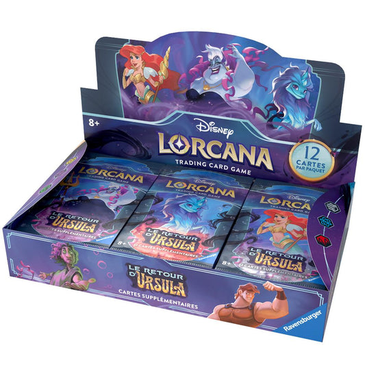 Disney Lorcana - Boîte de 24 Boosters Le retour d’Ursula