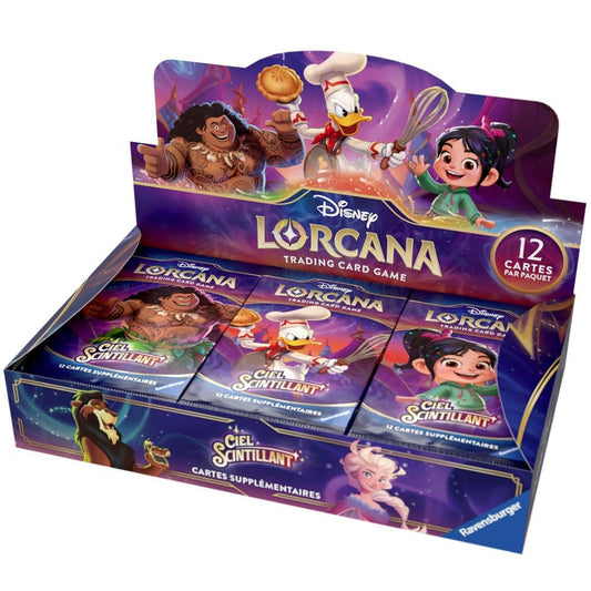 Disney Lorcana Chapitre 5 - Boîte de 24 Boosters - Ciel Scintillant