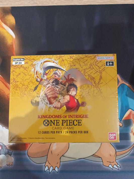 One Piece CG - Boîte de 24 Boosters - OP04 Kingdoms of Intrigue EN( origin: JP )