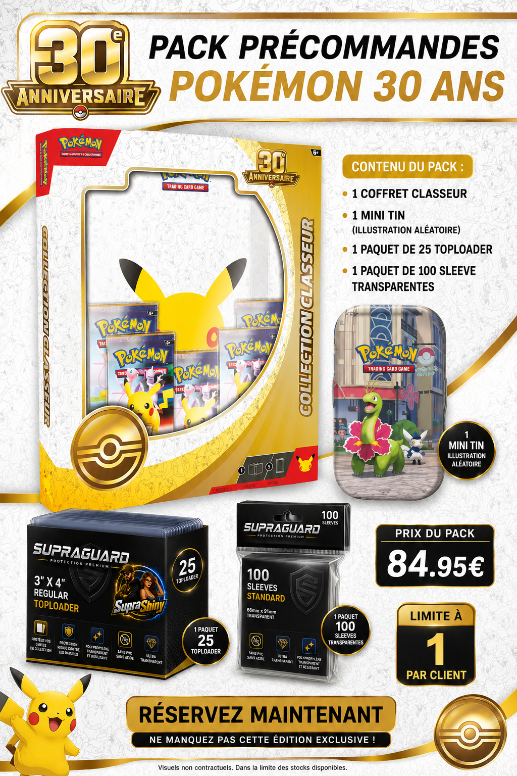 PRECO Pack Coffret classeur 30 ans en français