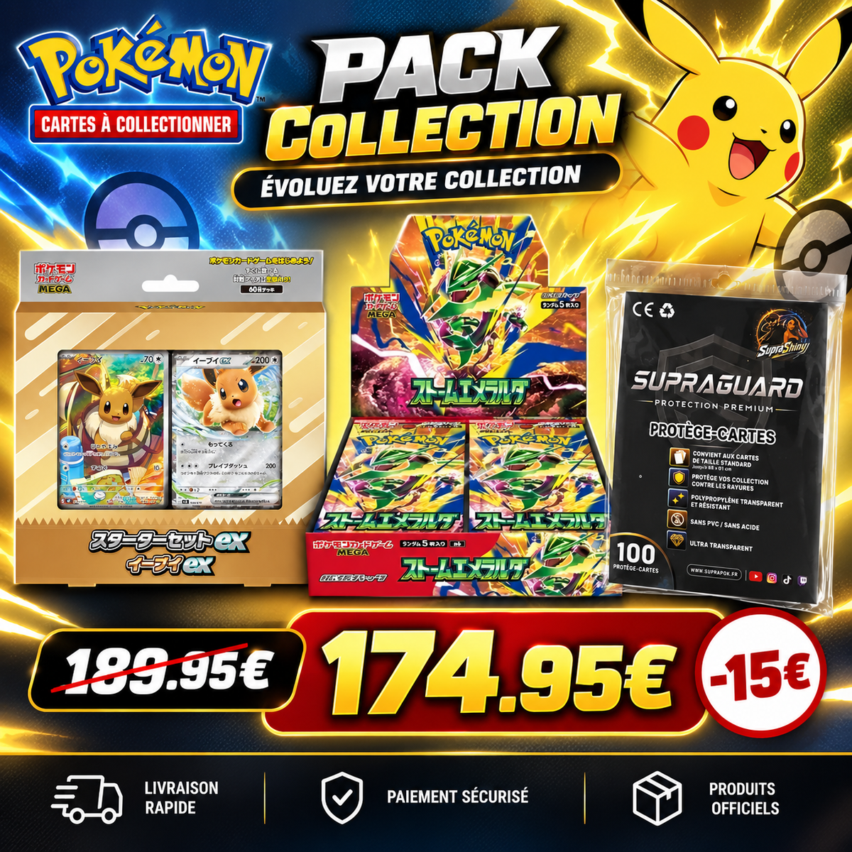 Pack Storm emeralda Japonais