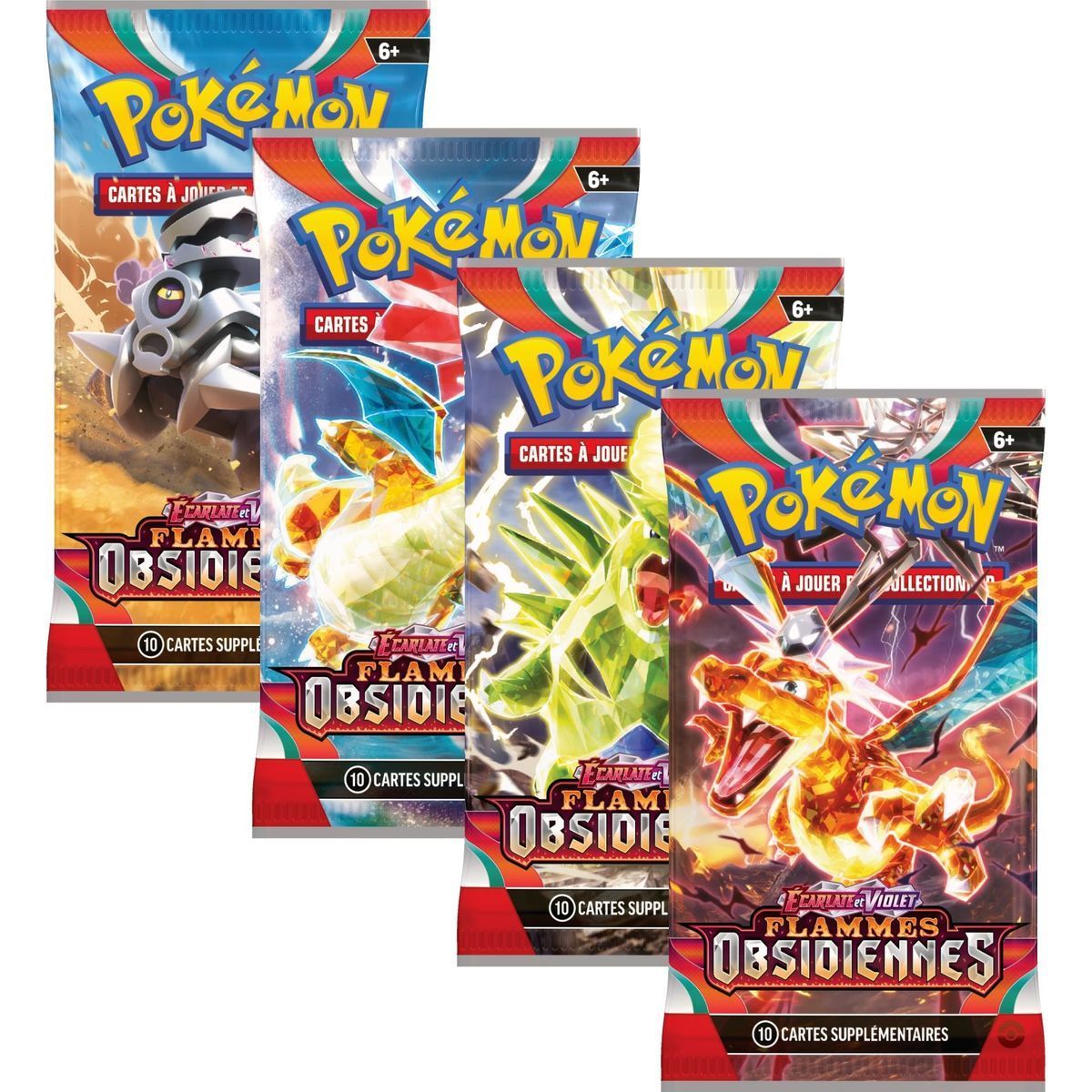 1 booster Flamme obsidienne EV3 français
