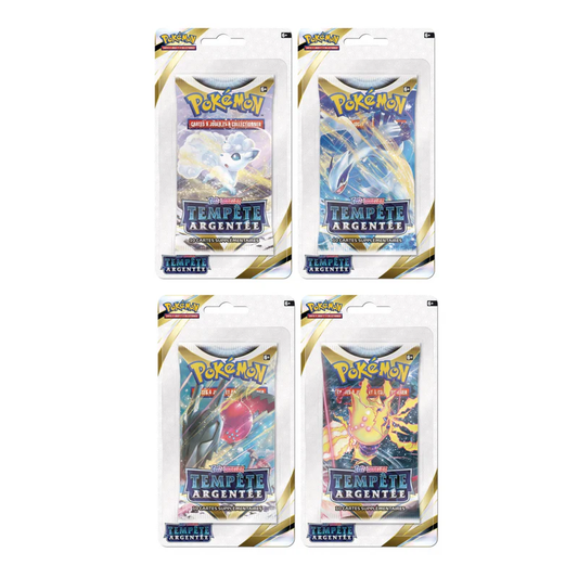 ART SET de 4 Boosters sous blisters - EB12 Tempête Argentée FR