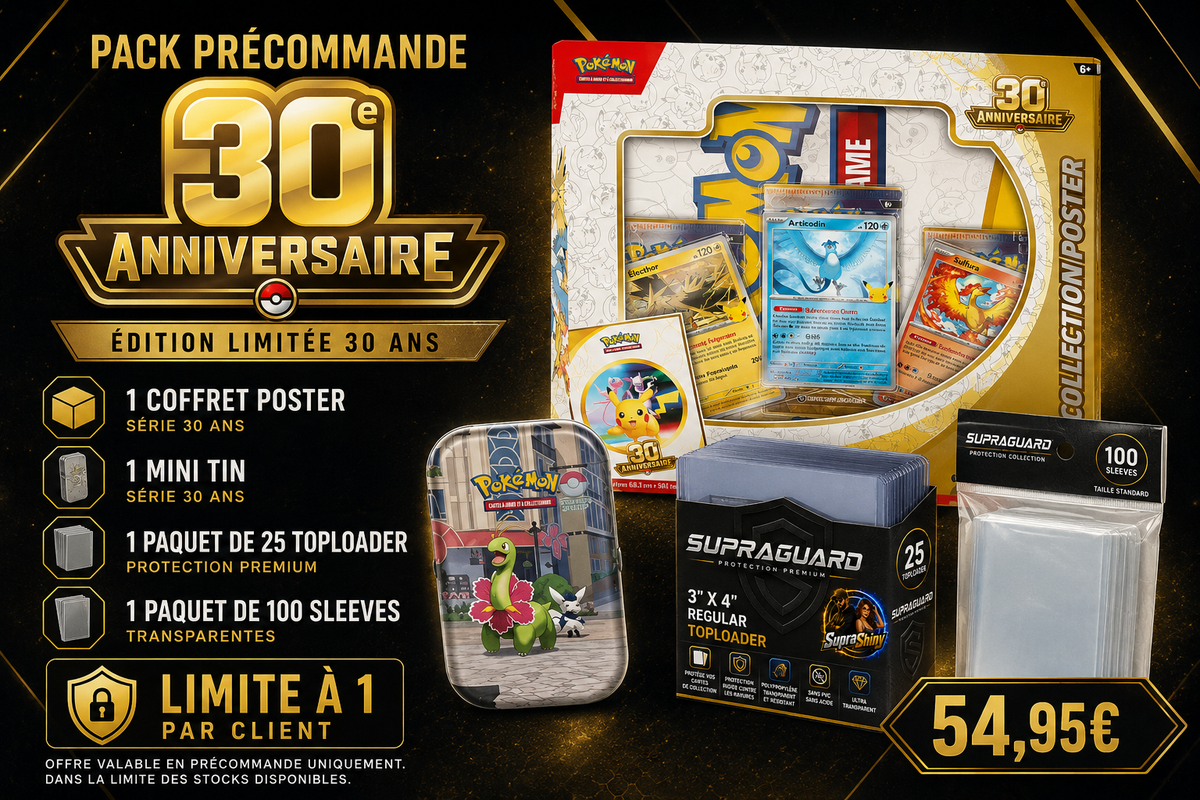 PRECO Pack Coffret poster 30 ans en français