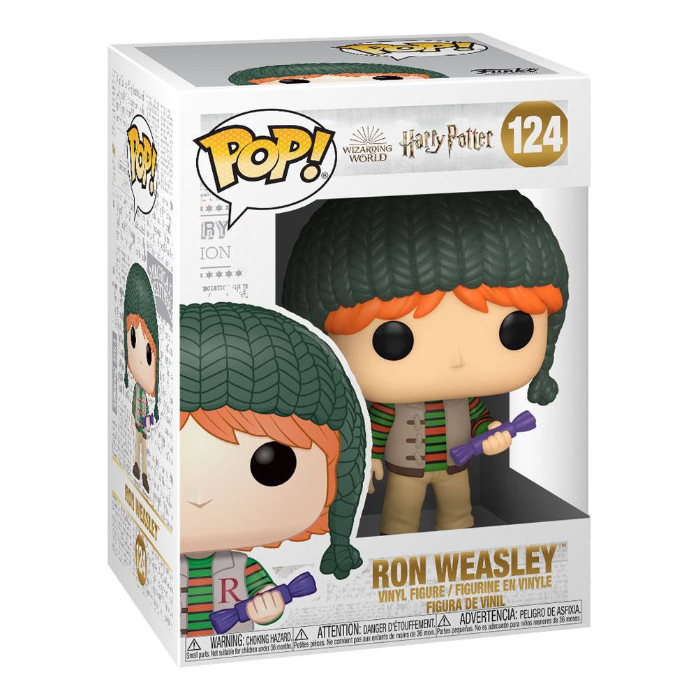 Harry Potter Figurine POP! Vinyl Holiday Ron  Weasley 9 cm 124