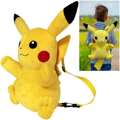 Pokémon - Pokemon - Peluche - - SAC PELUCHE PIKACHU