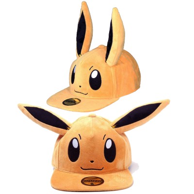 Pokemon - Mode - Casquette - EVOLI - VERSION PELUCHE