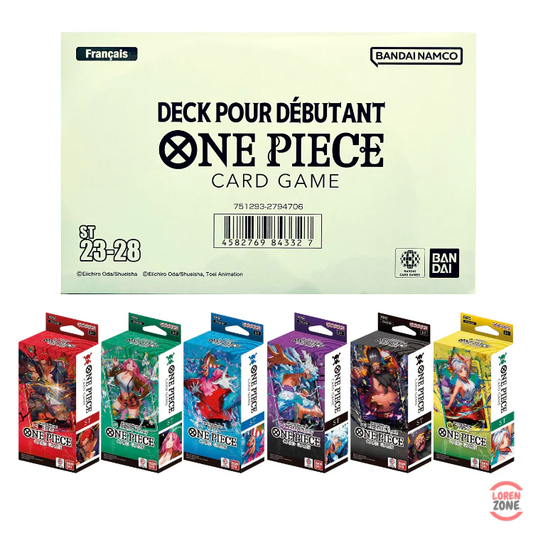 Display de Deck one piece ST23 à ST28 FR 6 decks différents