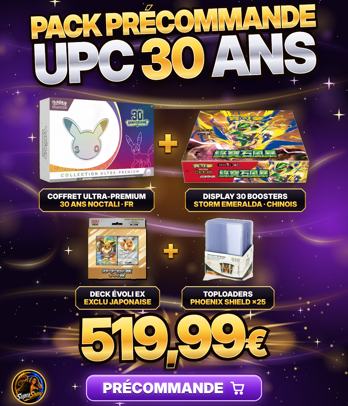 PRECO Pack UPC 30 ans Noctali