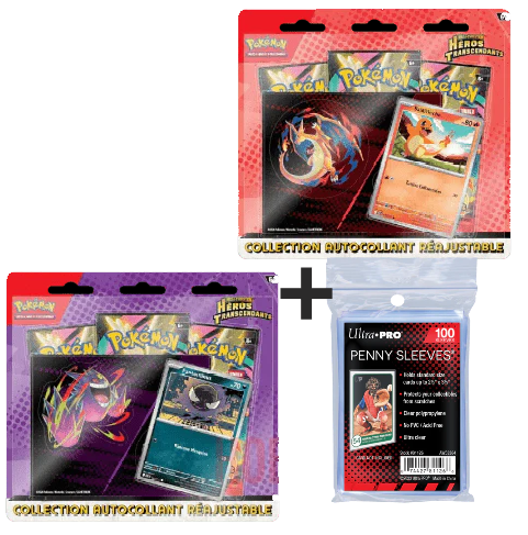 PRECO 2 Tripack ME2.5 + 1 paquet de 100 sleeves ultra pro