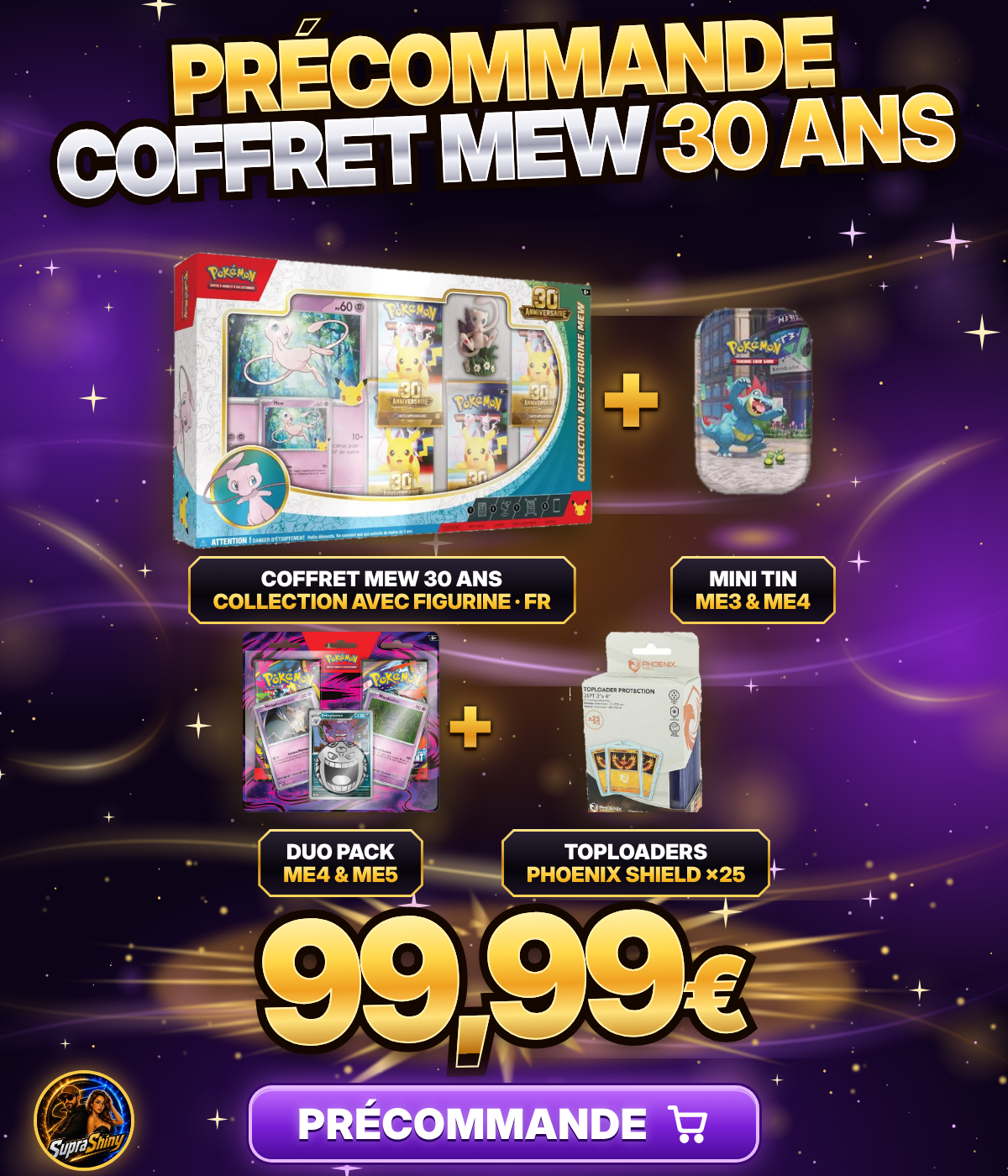 PRECO Pack Coffret figurine MEW 30 ans