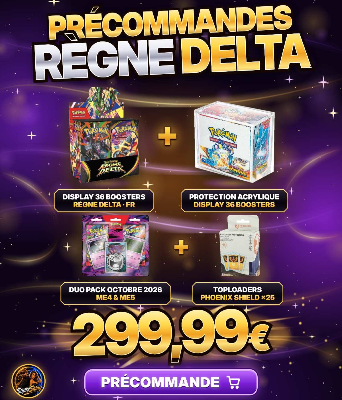 Pack Préco Règne Delta Display 36 boosters FR