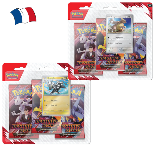 Pack Anti Scalp 2 Tripack EV10 + 1 Deck de combat EX FR 1 PAR PERSONNE