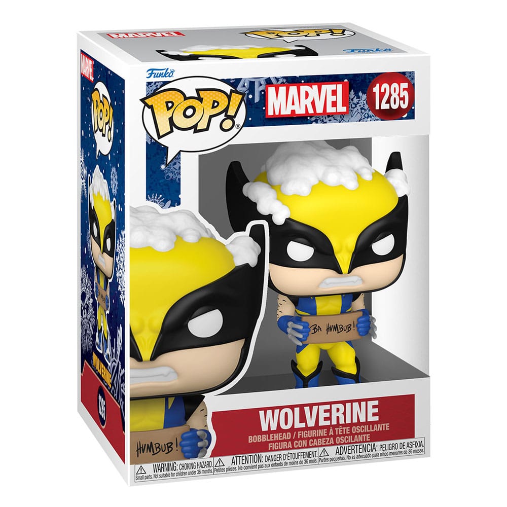 Marvel Holiday POP! Marvel Vinyl figurine Wolverine w/ Sign 9 cm 1285